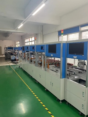 Automatic Lithium Ion Battery Pack Production Line 18650 / 21700 / 32650 Cylindrical
