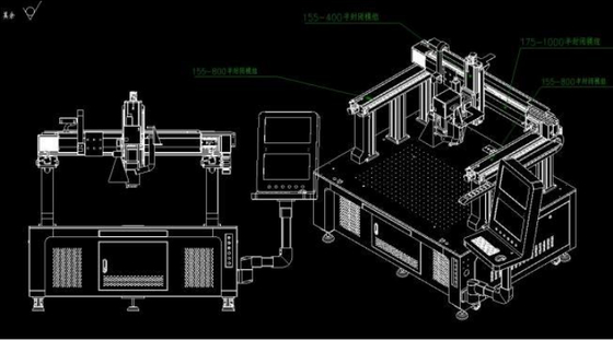 3000W Battery Laser Welding Machine for Lithium Cells 600MM X-Axis
