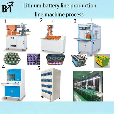 14450 21700 Lithium Ion Battery Production Line Battery Assembly Machine