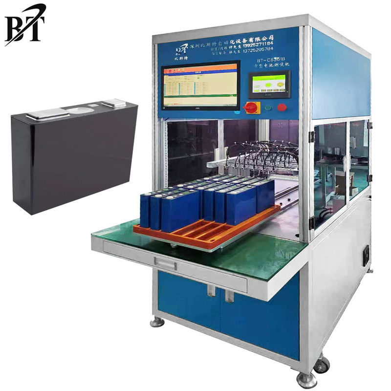 ISO9001 Square Battery Cell Testing Equipment 1.2KW Cell Grading Test